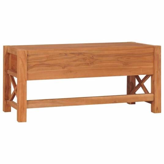 vidaXL TV-benk 100x40x45 cm resirkulert teak