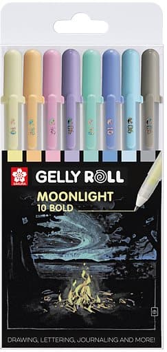 Sakura Gelly Roll Moonlight Pastell 8-sett Sakura Gelly Roll Moonlight Pastell 8-sett