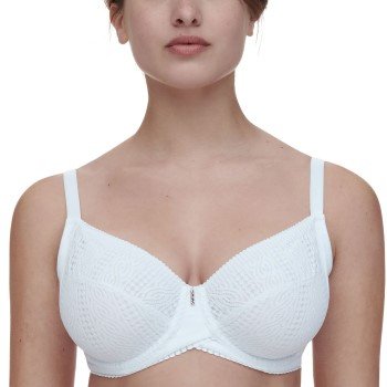 Chantelle BH EasyFeel Very Covering Underwired Bra Hvit nylon F 100 Dame
