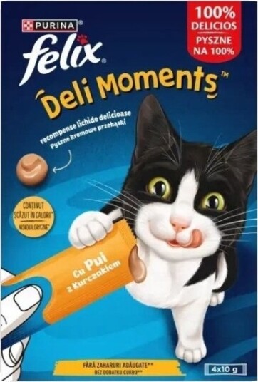 Purina Felix Deli Moments Kylling 4X10 G Purina Felix Deli Moments Kylling 4X10 G