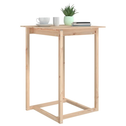 vidaXL Barbord 80x80x110 cm heltre furu vidaXL Barbord 80x80x110 cm heltre furu