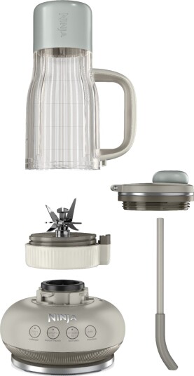 Ninja BlendBoss Smoothieblender med auto-IQ og reisekrus DB351EUST Stone Mint Ninja BlendBoss Smoothieblender med auto-IQ og reisekrus DB351EUST Stone Mint
