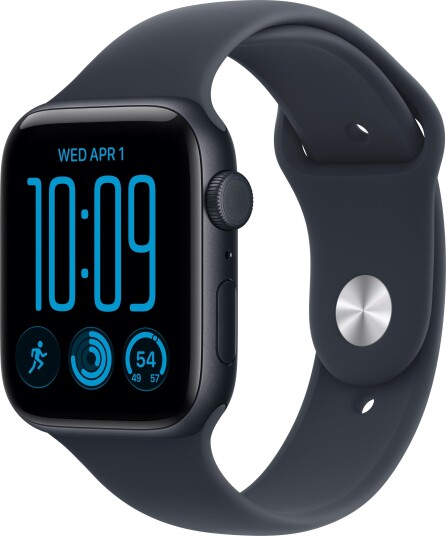 Apple Watch SE 3 44mm CEL (midnatt aluminium/marineblå Sport Band) M/L Apple Watch SE 3 44mm CEL (midnatt aluminium/marineblå Sport Band) M/L