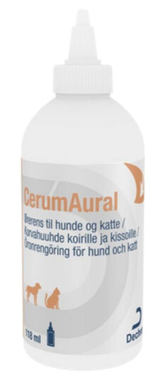 Cerumaural Ørespyling For Hund Og Katt 118 ml Cerumaural Ørespyling For Hund Og Katt 118 ml