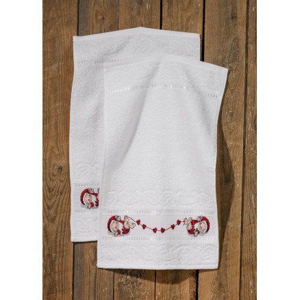 Â Permin Broderisett Hjertenisser 2pk 30x50cm