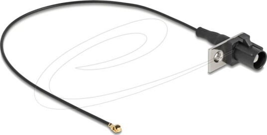 Delock Antennekabel Fakra A Kontakt Hunn Til Mhf I Hann 20 Cm 1.13 Mm Koaksial Kullsort Ral 9005