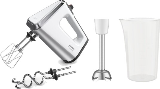 Krups GN 9121 3 9000 Deluxe Håndmikser 750W Hvit/Sølv