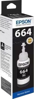 Epson T6641 - 70 ml - svart - original - blekkrefill - for Epson L386; EcoTank ET-2600, 2650, L121; EcoTank ITS L3050, L3060, L3070 Epson T6641 - 70 ml - svart - original - blekkrefill - for Epson L386; EcoTank ET-2600, 2650, L121; EcoTank ITS L3050, L3060, L3070