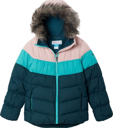 Columbia Polstret Jakke Arctic Eksplosjon II Rosa/Turkis/Blå Columbia 14 16 år (164 176) Dunjakke