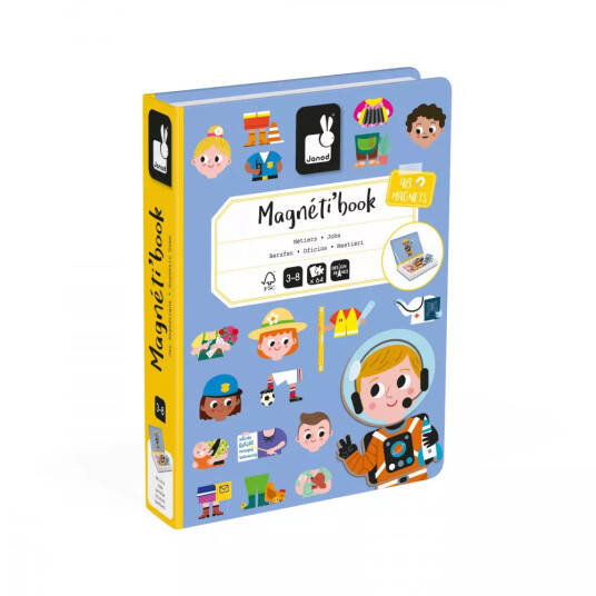 Janod Magneti'Book Jobb Magnetsett 48 Stk Janod Magneti'Book Jobb Magnetsett 48 Stk