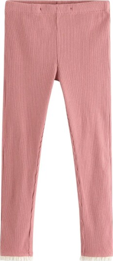 Lindex Ribbed Leggings Pink 104