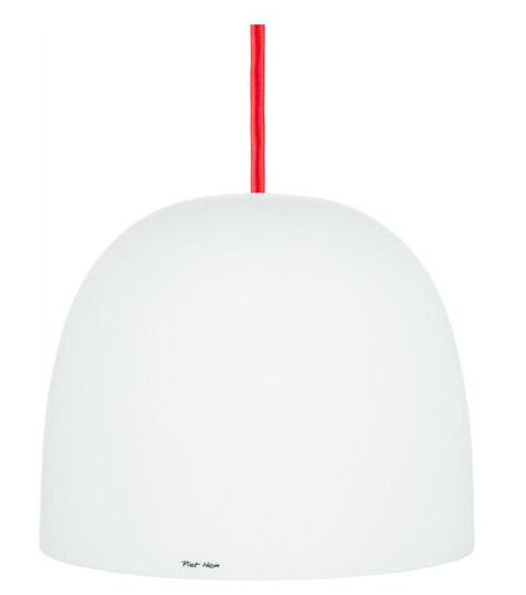 Piet Hein Super 215 Taklampe Opal med Rød Ledning Piet Hein Super 215 Taklampe Opal med Rød Ledning