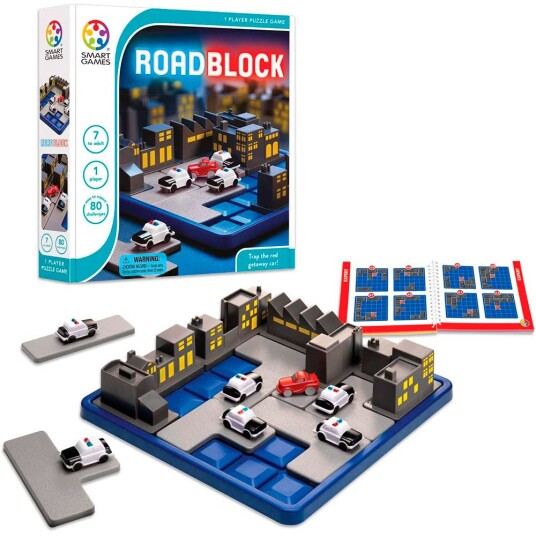 SmartGames RoadBlock Logikkspill for Barn fra 7 år SmartGames RoadBlock Logikkspill for Barn fra 7 år