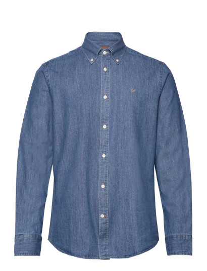 Morris Morris Denim Shirt - Classic Fit - Blue - L