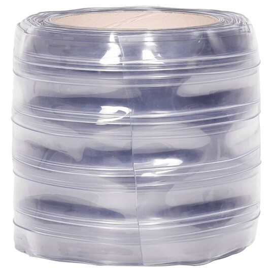 vidaXL Dørgardin gjennomsiktig 200 mm x 1,6 mm 25 m PVC vidaXL Dørgardin gjennomsiktig 200 mm x 1,6 mm 25 m PVC
