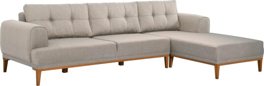 Valsot 4 seters Sofa med Divan   Krem