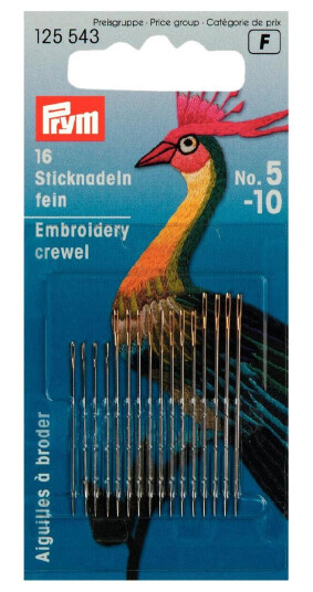 Sy/broderinåler No. 5-10