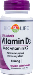 Bio Life Vitamin D3 Med Vitamin K2