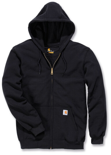 Carhartt Midweight Hettejakke med glidelås 2XL Svart Carhartt Midweight Hettejakke med glidelås 2XL Svart