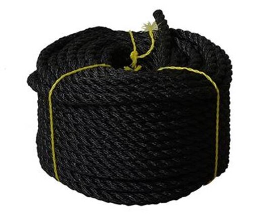 Tau - Synke - Teinetau 8mm X 30 Meter - Svart