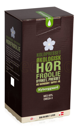Nyborggaard Linfrøolje Kaldpresset 1 Liter