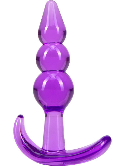 Blush - B Yours B Yours: Triple Bead Anal Plug, lilla Blush - B Yours B Yours: Triple Bead Anal Plug, lilla