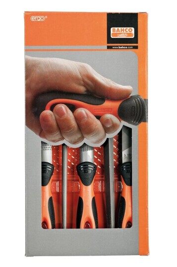 Bahco 5 Pc 8" Handled File Sets 1-477-08-2-2