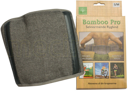 Bamboo Pro Ryggstøtte Selvvarmende 1 Stk Bamboo Pro Ryggstøtte Selvvarmende 1 Stk