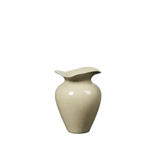Broste Copenhagen Florentina Vase S, Beige