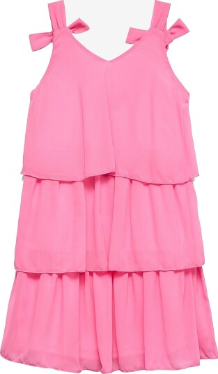 Vero Moda Girl Volangkjole VmFelicia Strap Ruffle Rosa