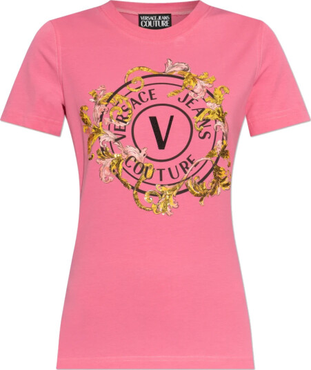 Versace Jeans Couture Dame Topper Rosa M,