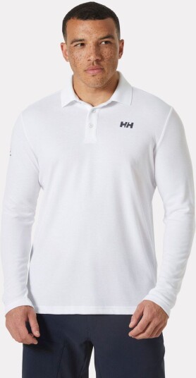 Helly Hansen Herre Skagerrak Hurtigtørkende Rugbyskjorte Hvit 2XL