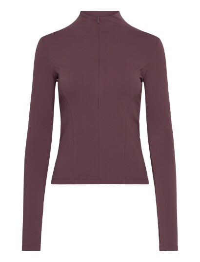 ICANIWILL Nimble 1/2 Zip Long Sleeve W Burgundy XL