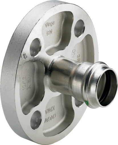 28 mm (DN25) Sanpress Inox flensovergang