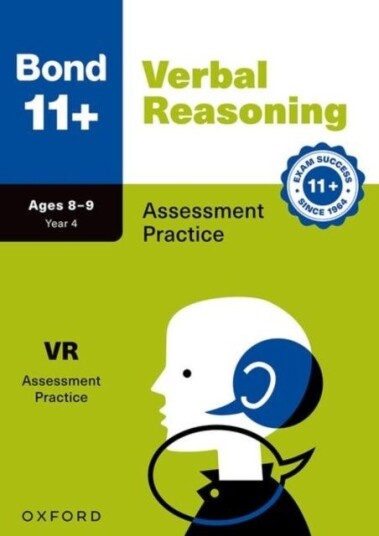 Bond 11+ Verbal Reasoning Assessment Practice Age 8 9