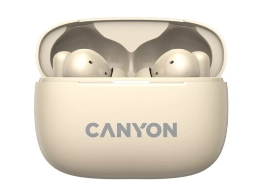 Canyon Cns-Tws10bg, True Wireless Stereo (Tws), Samtal/Musik/Sport/Vardag, 20 - 20000 Hz, 42,5 G, Headset, Beige Canyon Cns-Tws10bg, True Wireless Stereo (Tws), Samtal/Musik/Sport/Vardag, 20 - 20000 Hz, 42,5 G, Headset, Beige