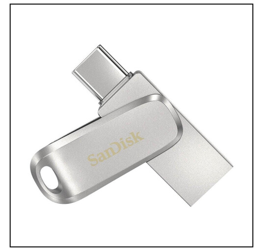 SANDISK USB Dual Drive Luxe 128 GB USB Type-C og Type-A, Minnepenn, 150MB/s SANDISK USB Dual Drive Luxe 128 GB USB Type-C og Type-A, Minnepenn, 150MB/s