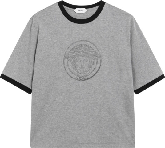 Versace Dame Topper Grå S,