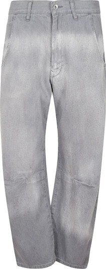 Yohji Yamamoto Dame Jeans Grå M, Yohji Yamamoto Dame Jeans Grå M,