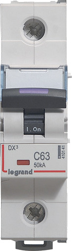 Legrand DX3 MCB automatsikring C63 1P 1M 50kA