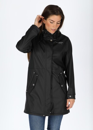Lammö Coat W Black 50  Regnjakker
