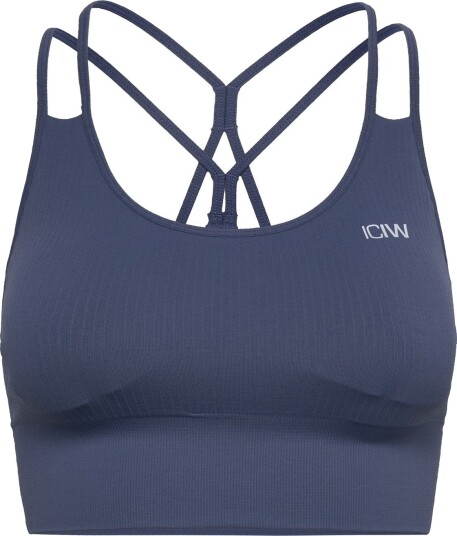 ICANIWILL | Ribbed Define Seamless Sports Bra Dusty Black Xs | S ICANIWILL | Ribbed Define Seamless Sports Bra Dusty Black Xs | S