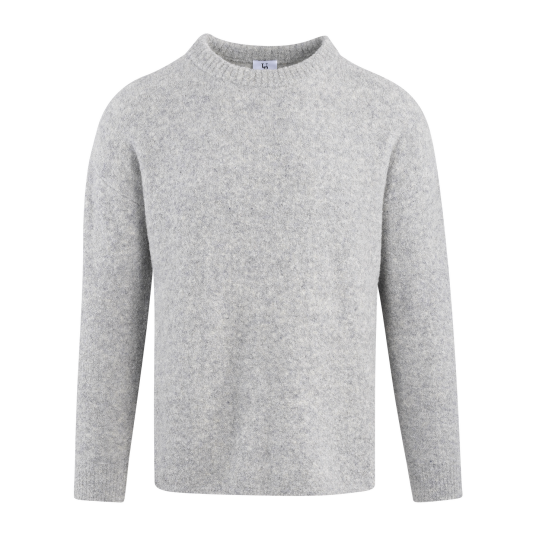 Perot Sweater Grey Melange L Teddy knit mock neck Perot Sweater Grey Melange L Teddy knit mock neck