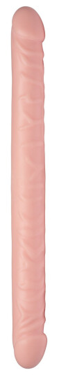 Willie City Realistisk 2-veis Dobbeltdildo 43 cm - Beige - Beige