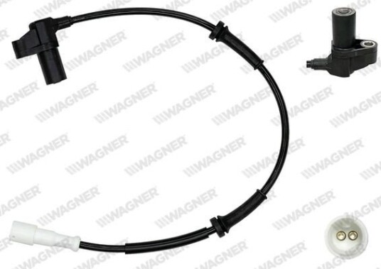 Sensor, ABS WAGNER ABS00132 Sensor, ABS WAGNER ABS00132