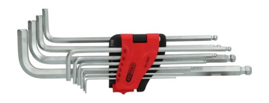 Ks Tools 151.4920, 10 Stykker, Stål, Kromfarget, Din Iso 2936, 449 G