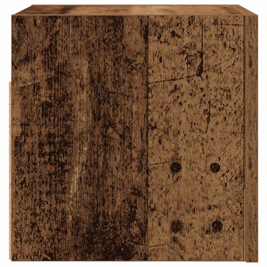 Vegghengt TV-benk gammelt tre 30,5x30x30 cm 8721158438294
