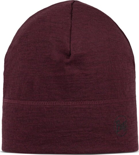 Buff Merino Lightweight Beanie Solid Garnet One Size Buff Merino Lightweight Beanie Solid Garnet One Size