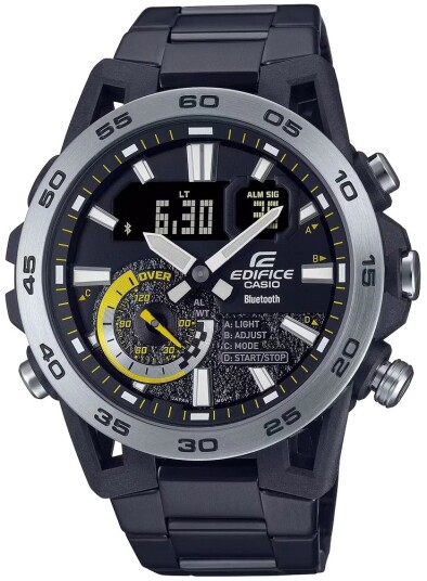Casio Herreklokke ECB 40DC 1AEF Classic LCD/Stål Ø48 mm