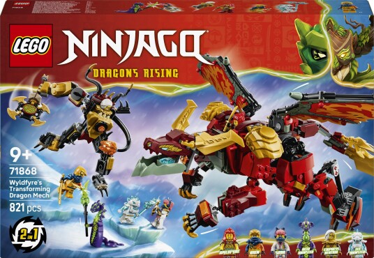 Lego Wyldfyres Forvandlingsdragerobot